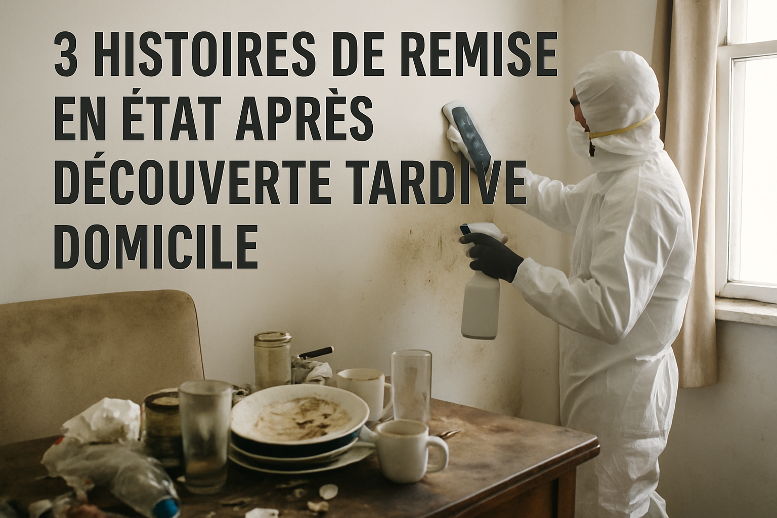 3 Histoires de Remise en État Après Découverte Tardive Domicile